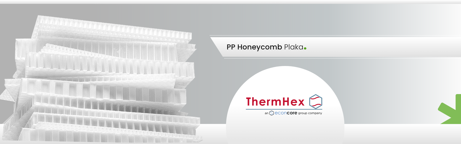 PP Honeycomp Plaka