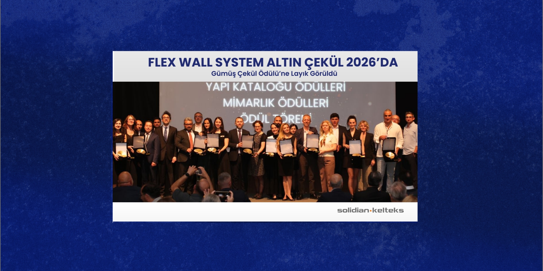 FLEX WALL SYSTEM, Altın Çekül 2026’da Gümüş Çekül Ödülüne Layık Görüldü